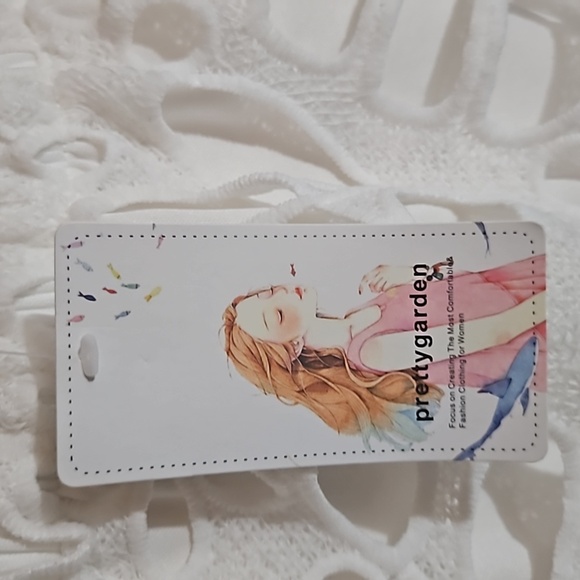 Pretty Garden Floral Lace Cutout Off Shoulder Dress NWT - Picture 9 of 10